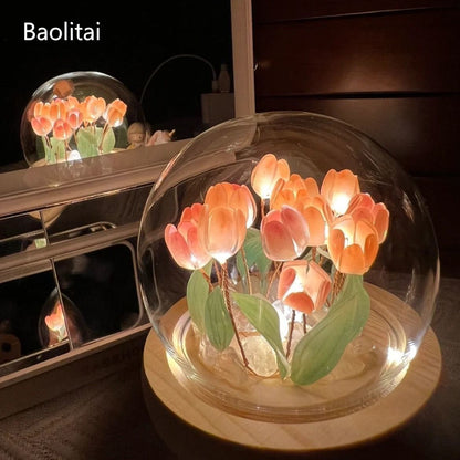Lumévia Tulip Glow – Lámpara de noche LED de bricolaje